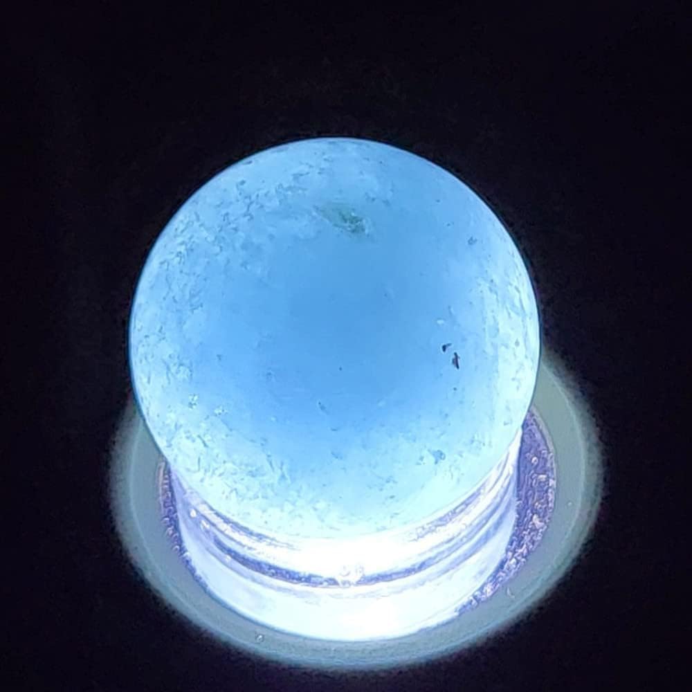 HQRP Blue Aquamarine Sphere Crystal Mineral Collectible Ball