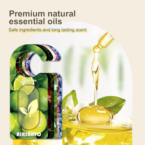 Essential Oil Scent Sachets 6 Pack for Drawers and Closets
