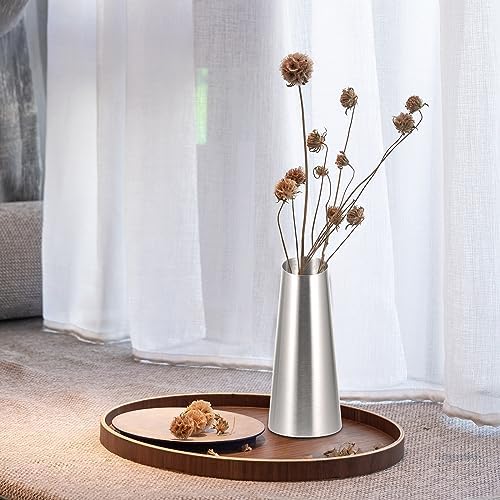 Veemoon Metal Cylinder Vase Fireplace Decor