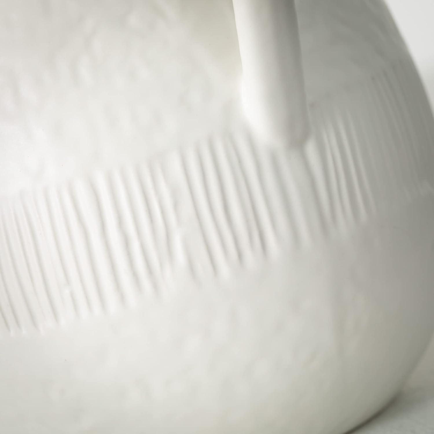 Sullivans Ceramic Vase White Pitcher with Handle 10 Inch