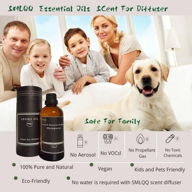 Skyspaces Fragrance Oil for Diffusers - Natural Cedar Amber Scent