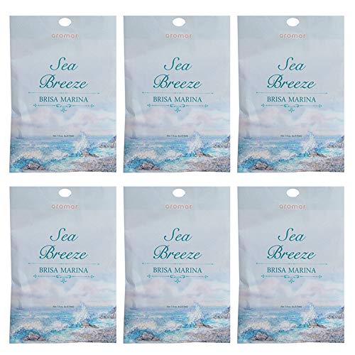 6 Sea Breeze Scented Aroma Sachets for Home Drawer Closet Cars