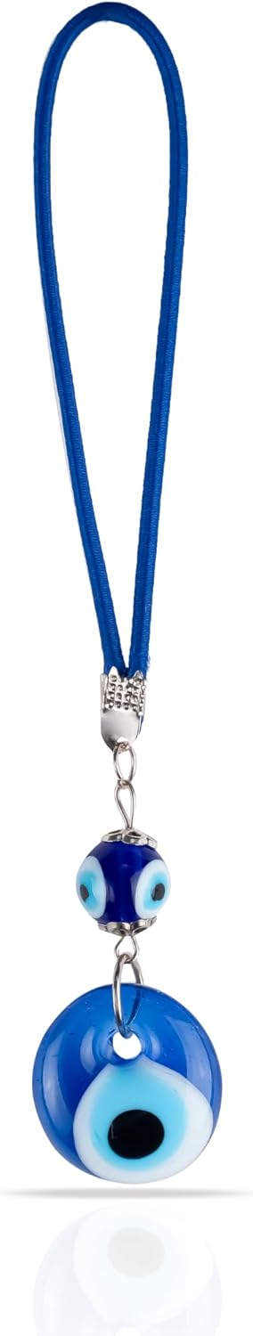 BCS Blue Evil Eye Charm Car Hanging Ornament 1