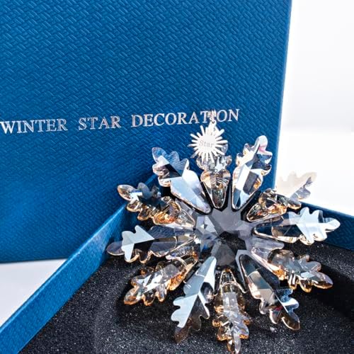 2025 Champagne Glass Christmas Snowflake Ornament