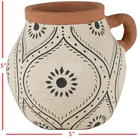 Foreside Home and Garden Natural Terracotta Bud Vase
