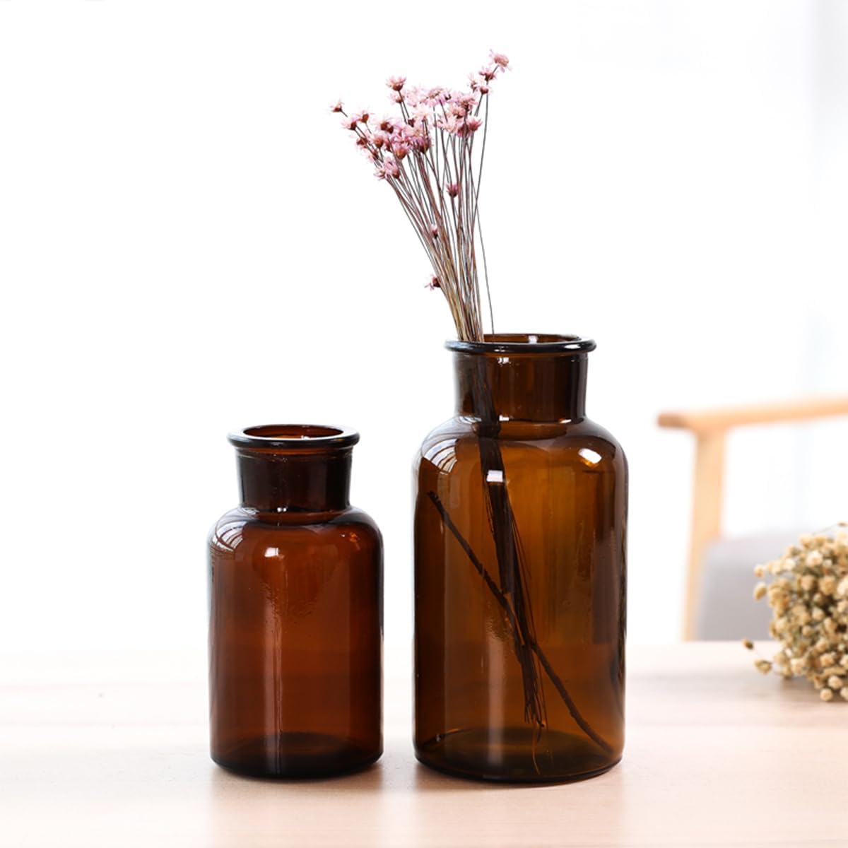 ECYC Ltd Small Glass Bud Vase for Home Events