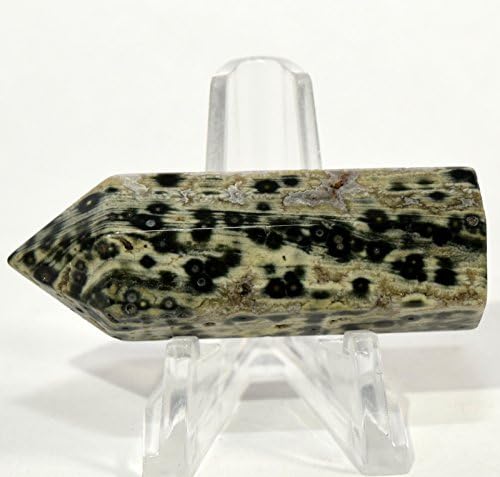 HQRP 2 Inch Ocean Jasper Point Natural Gemstone Crystal Specimen - Madagascar
