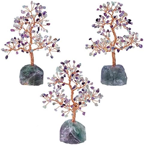 Rockcloud Natural Crystals Money Tree Feng Shui Decoration 7 Inches