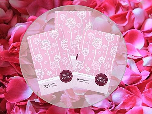 Rose Petals Scented Sachets Pack of 6 Spring and Summer