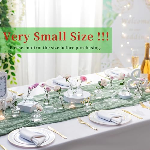 Hewory Mini Bud Vases Set 28pcs for Centerpieces