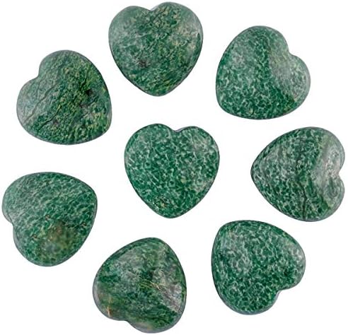 Rockcloud African Jade Heart Healing Stones Pack of 10