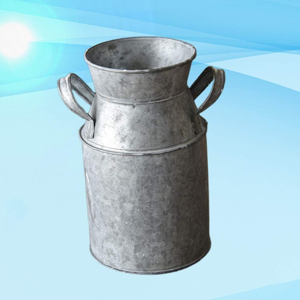 Rustic Vase French Style Farmhouse Metal Pitcher