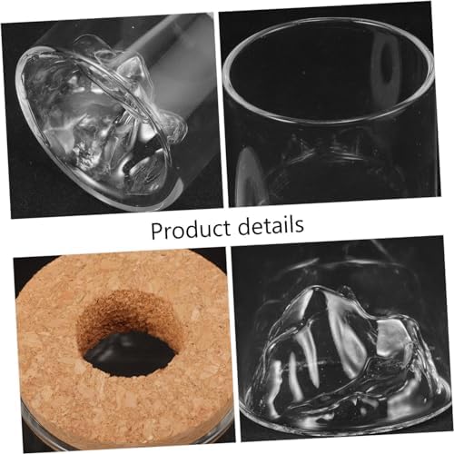 FUNOMOCYA Glass Vase Airtight Jar for Plants and Flowers