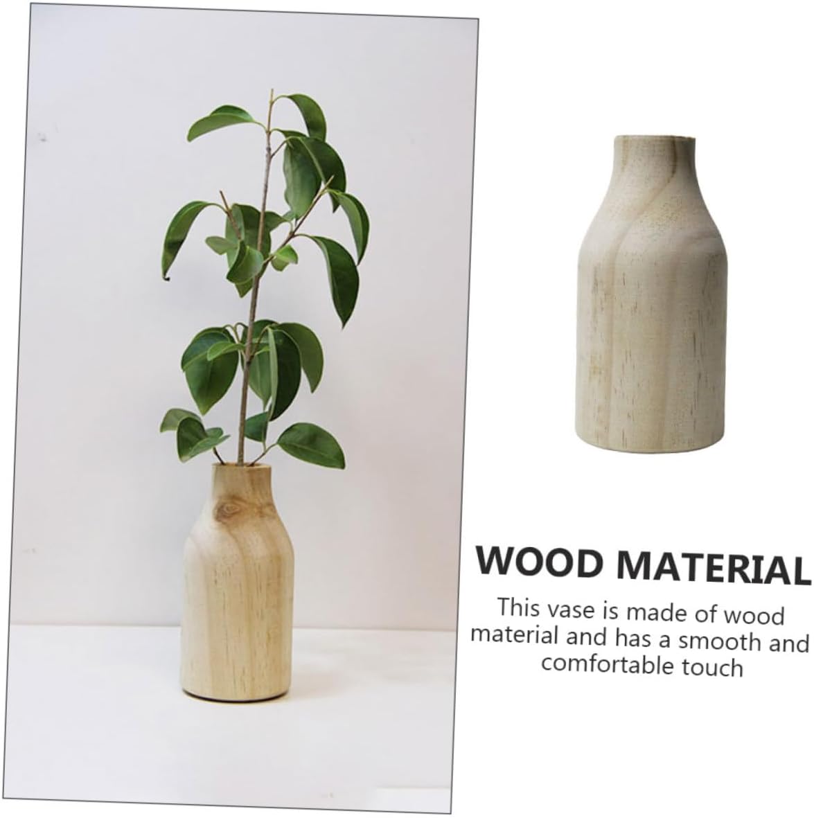 Small Wooden Flower Holder for Desktop and Banquet Centerpieces