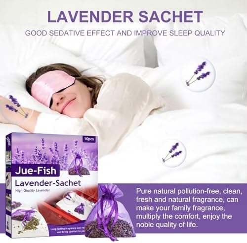 AUTMOR Cedar Lavender Sachets 10 Pack for Home Fragrance