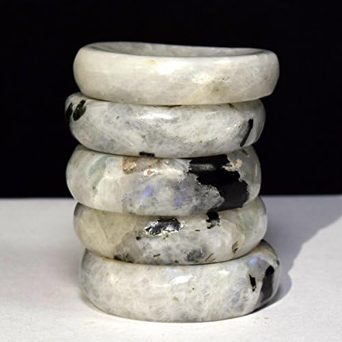 HQRP 35mm Rainbow Moonstone Stand - 2PCS India Crystal Decor