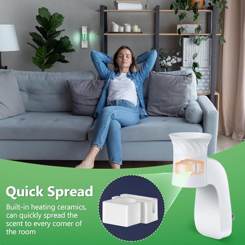 Saillong Wall Fragrance Plug In with Night Light