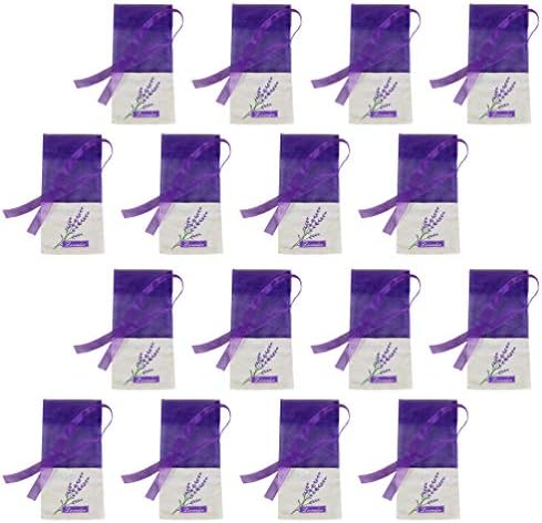 Hemoton Lavender Sachet Bags for Home and Travel Pack of 15