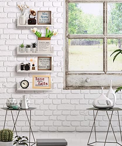 Sturdy Floating Wall Shelves for Kids Books and Decor
