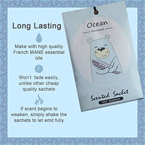 14 Packs Ocean Scented Sachets for Drawer and Closet