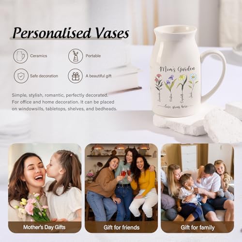 Personalized Flower Vase for Home Decor and Gifts