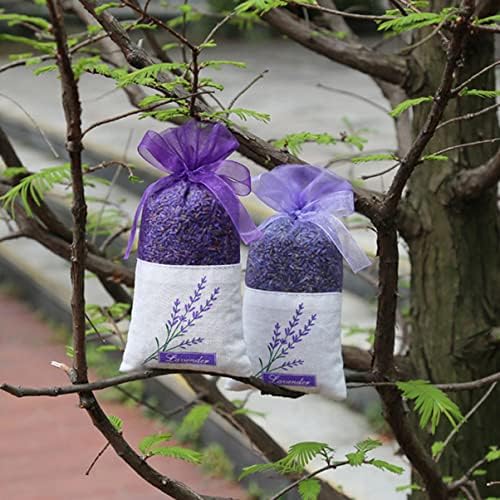 COHEALI 22Pcs Lavender Sachet Bags Empty Organza Pouches with Ribbon