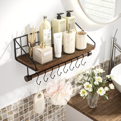 Alsonerbay Floating Shelf Wall-Mounted Kitchen Organizer