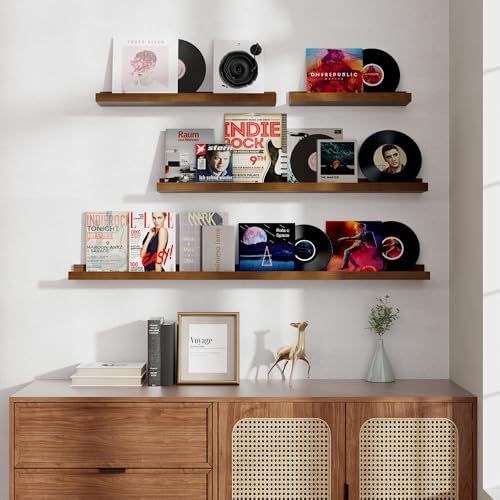 Vivelove Picture Ledge Shelf 48 Inch Floating Shelf Set of 2