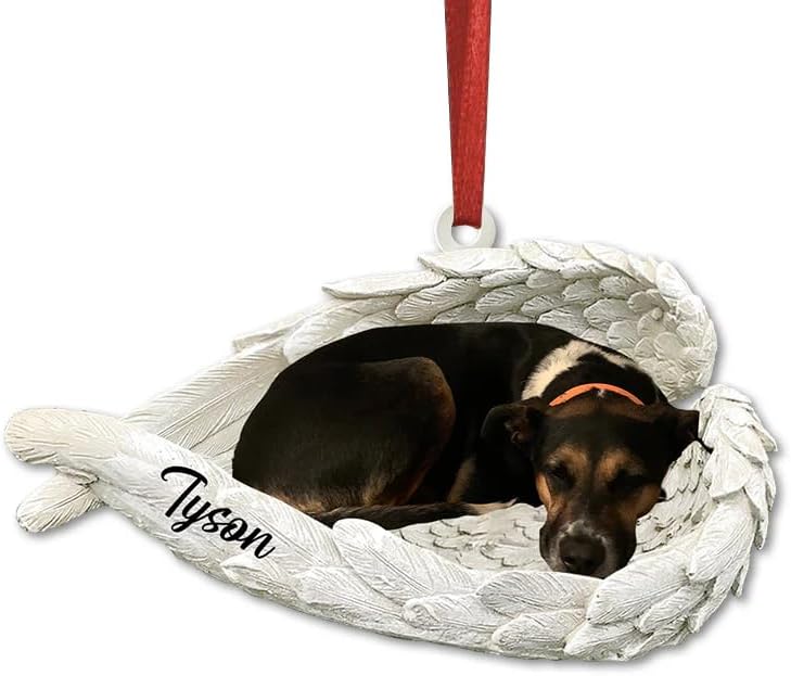 Personalized Photo Dog Loss Memorial Ornament