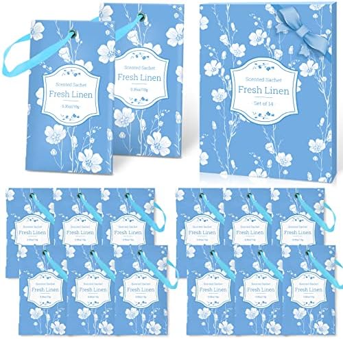 The Green Root Scented Sachets 14 Pack Linen Fresh Scents
