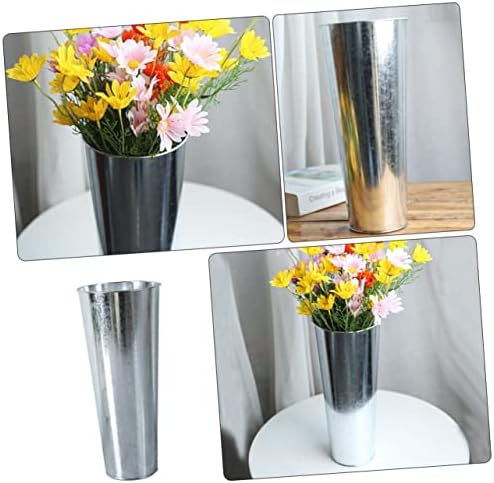 Vintage Iron Flower Arrangement Vase by MAGICLULU