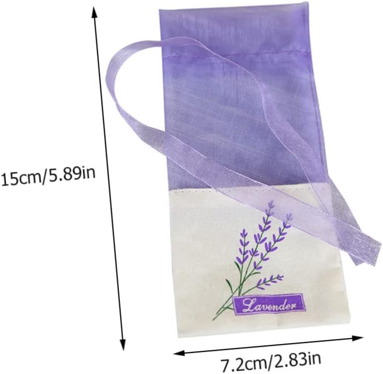 Homoyoyo 22Pcs Lavender Sachet Bags Aromatic Air Freshener for Wardrobe and Drawers