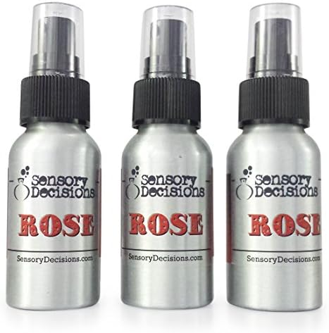 Rose Fragrance Spray 3 Bottle Pack by Sensory Decisions