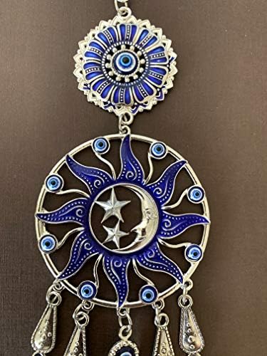 Turkish Blue Evil Eye Wall Hanging Decor Amulet Ornament CL17
