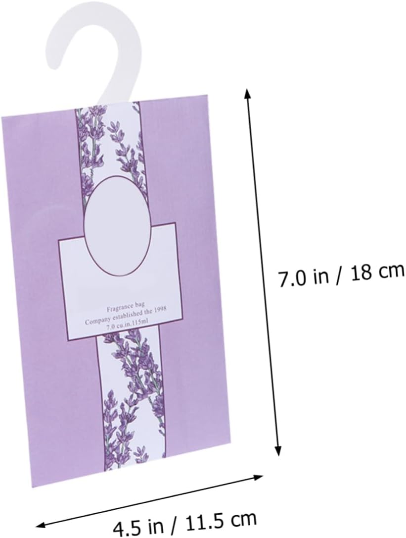 5Pcs Lavender Scented Sachets for Closets Drawers and Car Fresheners