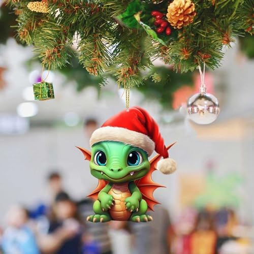 Dragon Baby Christmas Hanging Ornaments Cute Cartoon Decor