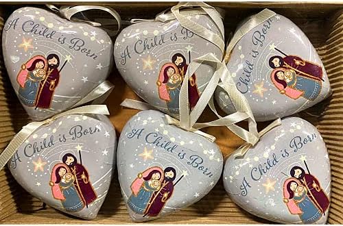 Needzo 2024 Christian Christmas Ornament Pack of 6