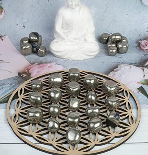 Golden Pyrite Tumbled Stones - 13 Piece Healing Set