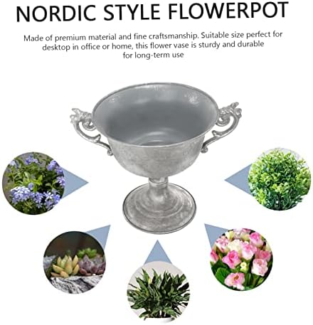 Cabilock Iron Flower Vase for Home Decor Centerpieces