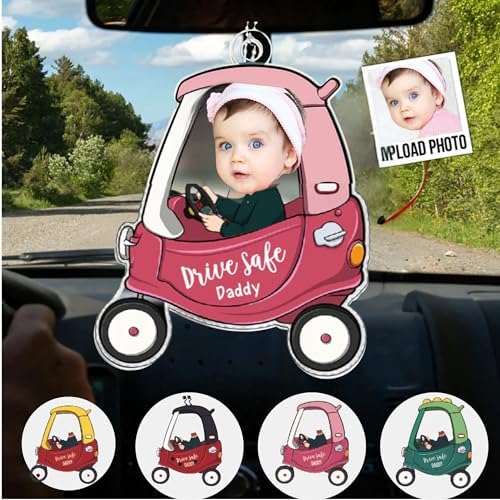 Personalized Car Photo Ornament for Dad