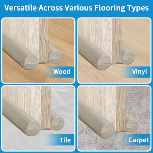 Neween Large Door Draft Stopper for Bottom Door Sweep