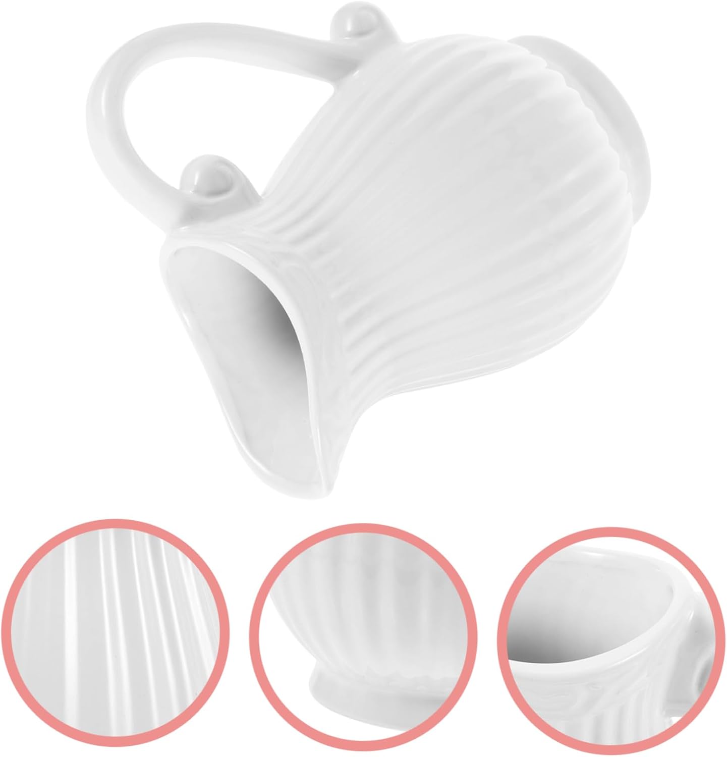 Unomor Ceramic Pitcher Vase for Floral Arrangements