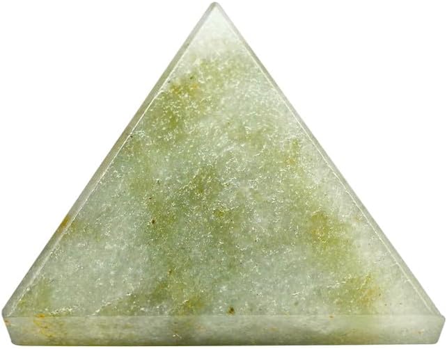 Natural Light Green Aventurine Pyramid Stone 1 Inch 1 Pcs