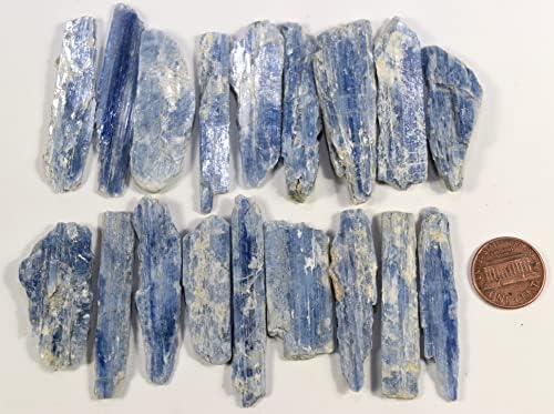 HQRP Blue Kyanite Blade Slice Natural Rough Gemstone Crystal Mineral Collectible Specimen