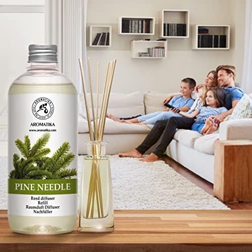 Pine Diffuser Refill 17 Fl Oz - Natural Essential Oil for Fresh Aroma