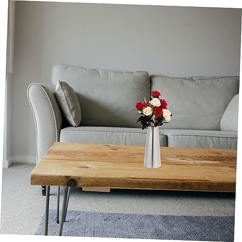 VICASKY Modern Stainless Steel Flower Vase