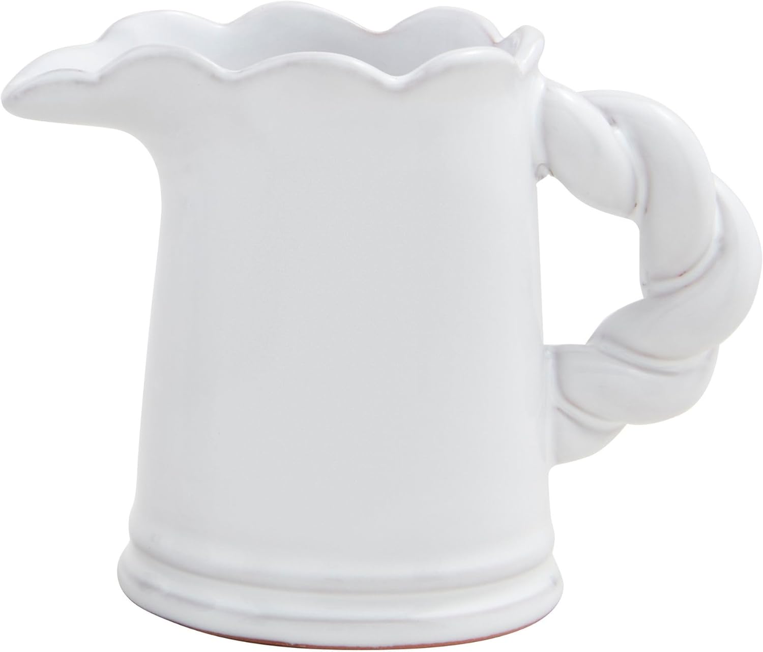 Mud Pie Twisted Handle Pitcher Vase Small