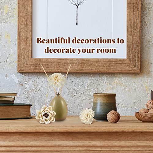 Waydress 15 Piece Reed Diffuser Flower Set with Rope