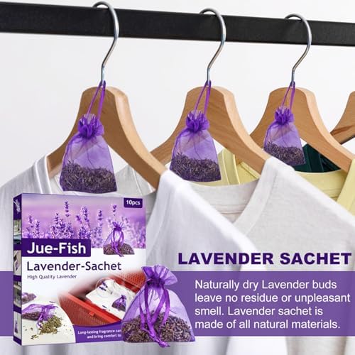 AUTMOR Cedar Lavender Sachets 10 Pack for Home Fragrance