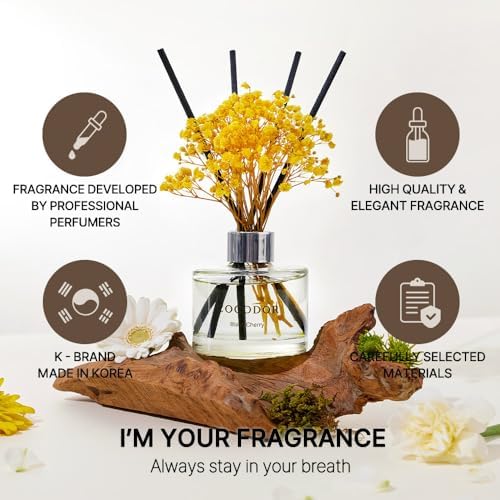 Cocodor Flower Reed Diffuser Set - Dark Vanilla Sandalwood